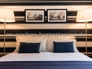 Neugestaltung eines Schlafzimmers, Münchner HOME STAGING Agentur Münchner HOME STAGING Agentur Classic style bedroom