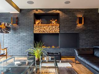 Veramonte I, Sobrado + Ugalde Arquitectos Sobrado + Ugalde Arquitectos Eclectic style living room