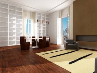 Render Interni, EM3DESIGN EM3DESIGN Soggiorno moderno