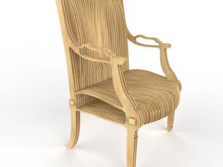 LE FAUTEUIL LOUIS XVI IS BACK!, THOMAS DE LUSSAC DESIGN LAB THOMAS DE LUSSAC DESIGN LAB Вітальня