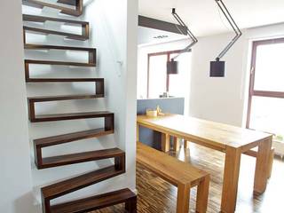 Raumspartreppe Freiburg, lifestyle-treppen.de lifestyle-treppen.de Лестницы Лестницы