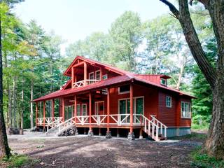 Ｆ山荘, 一粒社ヴォーリズ建築事務所 一粒社ヴォーリズ建築事務所 Casas rurales