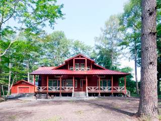 Ｆ山荘, 一粒社ヴォーリズ建築事務所 一粒社ヴォーリズ建築事務所 Casas rurales