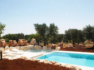 Trullo Chiobbica, PAOLA REBELLATO ARCHITETTO PAOLA REBELLATO ARCHITETTO Casas de estilo rural