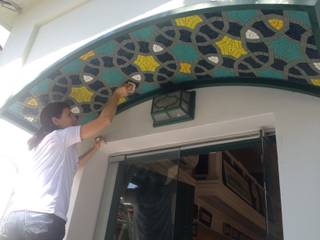 Caferiye tekkesi "İstanbul Bir Masal" Mozaik Cephe projesi, Mozaik Sanat Evi Mozaik Sanat Evi Walls