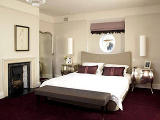 Bedroom, The Wilderness, Wiltshire, Concept Interior Concept Interior Design & Decoration Ltd Camera da letto eclettica