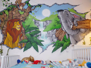 Décoration chambre d'enfant thème jungle, Popek décoration Popek décoration Eclectic style nursery/kids room