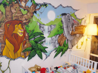 Décoration chambre d'enfant thème jungle, Popek décoration Popek décoration Nursery/kid’s room