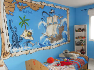 Décoration chambre d'enfant thème pirate, Popek décoration Popek décoration Eclectic style nursery/kids room