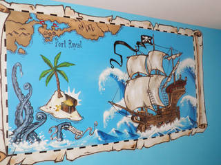 Décoration chambre d'enfant thème pirate, Popek décoration Popek décoration Eclectic style nursery/kids room
