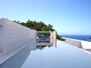 Perspectivas 3D de una Villa en Mallorca , Realistic-design Realistic-design Casas de estilo moderno