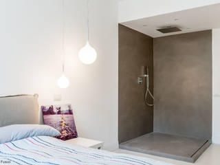 Appartamento a Monteverde, zero6studio - Studio Associato di Architettura zero6studio - Studio Associato di Architettura Phòng tắm phong cách tối giản