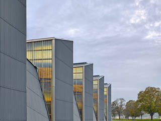 Lagerhalle Eternit SA, Payerne, Cadosch & Zimmermann GmbH Architekten ETH/SIA Cadosch & Zimmermann GmbH Architekten ETH/SIA Commercial spaces