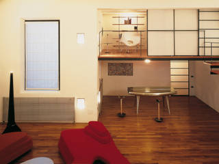 Loft Verticale, Luigi Ferrario Luigi Ferrario Modern Living Room