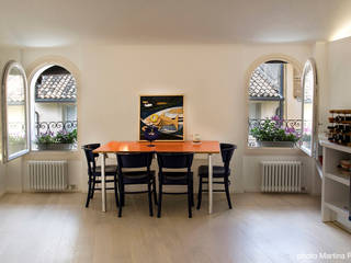 01_appartamento a Verona, moovdesign moovdesign Minimalistische Esszimmer
