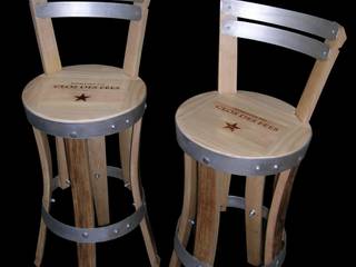chaises hautes , réalisations artisanales, Douelledereve / Eco design construction Douelledereve / Eco design construction Cocinas: Ideas, imágenes y decoración