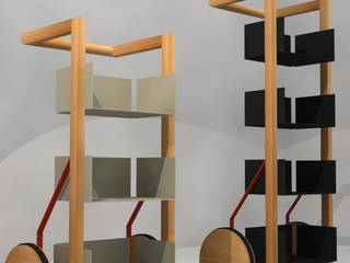 C1 BOOKCASE, gianluca facchini gianluca facchini Modern living