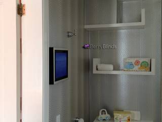 RESIDENCIA EN BOSQUES DE LAS LOMAS, BERRY BLINDS INTERIORISMO BERRY BLINDS INTERIORISMO กำแพง