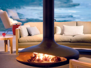 homify Modern Living Room Fireplaces & accessories