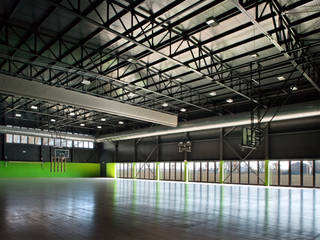 Temporary School Gymnasium, Didonè Comacchio Architects Didonè Comacchio Architects Ruang Komersial