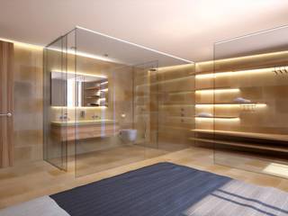 Perspectivas 3D - Baños , Realistic-design Realistic-design Phòng tắm: thiết kế nội thất · bố trí · ảnh