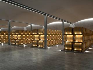 Perspectivas 3D - Bodegas, Realistic-design Realistic-design Hầm rượu: thiết kế nội thất · bố trí · ảnh