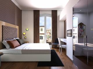 Perspectivas 3D - Dormitorios , Realistic-design Realistic-design Modern living