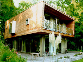 Haus Rohleder, IOX Architekten GmbH IOX Architekten GmbH 現代房屋設計點子、靈感 & 圖片