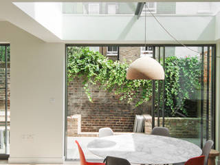 Lilyville Road, Fulham, Emmett Russell Architects Emmett Russell Architects Jadalnia