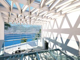 Perspectivas 3D - Pasillos y escaleras , Realistic-design Realistic-design Flur, Diele & Treppenhaus
