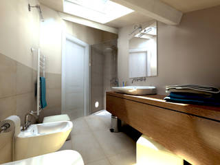 Progettazione d'Interni , Studio di Architettura Tundo Studio di Architettura Tundo Modern style bathrooms