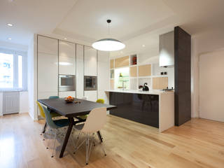 Apartment in Milan - OX22, Wisp Architects Wisp Architects Modern dining room