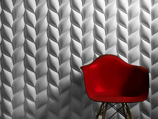 3D Surface, Jacopo Cecchi Designer Jacopo Cecchi Designer モダンな 壁&床 壁＆床カバー