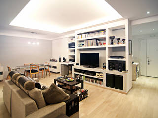 MM flat in Rome, Davide Coluzzi DAZ architect Davide Coluzzi DAZ architect Casas modernas: Ideas, imágenes y decoración