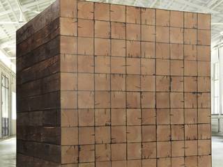 Scrapwood Wallpaper II de Piet Hein Eek, ROOMSERVICE DESIGN GALLERY ROOMSERVICE DESIGN GALLERY Tường & sàn phong cách Bắc Âu
