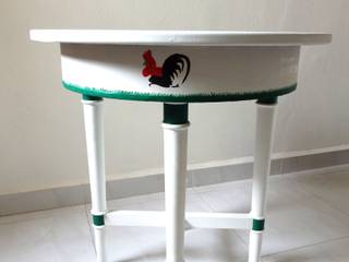 Lampang rooster table, Art From Junk Pte Ltd Art From Junk Pte Ltd