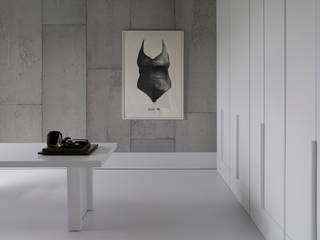 Concrete Wallpaper de Piet Boon, ROOMSERVICE DESIGN GALLERY ROOMSERVICE DESIGN GALLERY Стены и пол в стиле минимализм