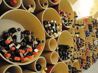 Eco-friendly wine rack Esigo 8 Esigo SRL พื้นที่เชิงพาณิชย์ กระดาษ ห้องทำงานและสำนักงาน