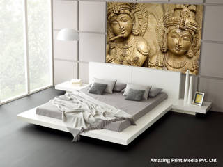 Digital Tiles Highliters, amazing print media amazing print media Спальня в азиатском стиле