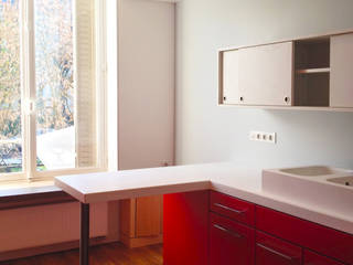 Appartement M03, 3B Architecture 3B Architecture Modern Kitchen
