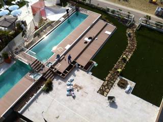 Piscina hotel Le Soleil, mauro oliveti architetto mauro oliveti architetto Akdeniz Havuz