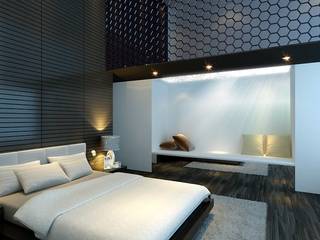 House at Sentosa Cove | Proposal Honeywerkz Modern Bedroom