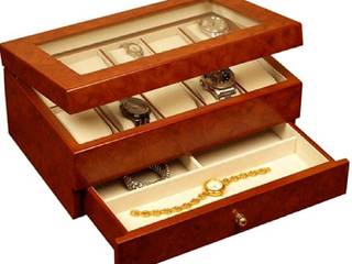 Watch Storage Box, Wooden Gift Company Wooden Gift Company Ripostiglio
