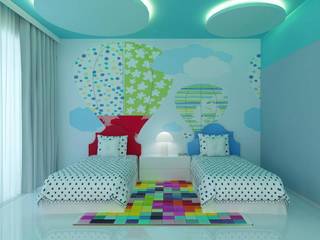 Semi Detached House, Ponderosa Green Honeywerkz Minimalist bedroom