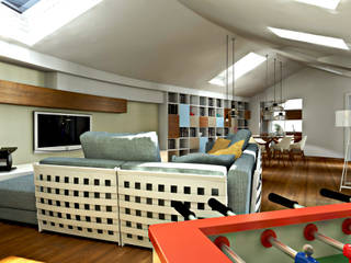 Virtual home staging , Studio di Architettura Tundo Studio di Architettura Tundo Living room