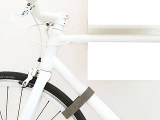 KAPPÔ – Weiß, MIKILI – Bicycle Furniture MIKILI – Bicycle Furniture Modern living room Shelves