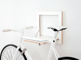 SLÎT – weiß, MIKILI – Bicycle Furniture MIKILI – Bicycle Furniture Minimalistische woonkamers
