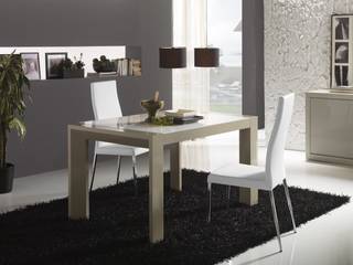 Mesas de comedor modernas para Ámbar Muebles, Ámbar Muebles Ámbar Muebles Столовая комната в стиле модерн