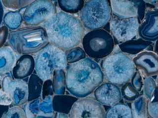 Gemstone Tiles / Slabs, 3D International Arts & Gems 3D International Arts & Gems Comedores de estilo rústico