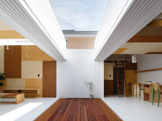 Idokoro, ma-style architects ma-style architects Couloir, entrée, escaliers minimalistes